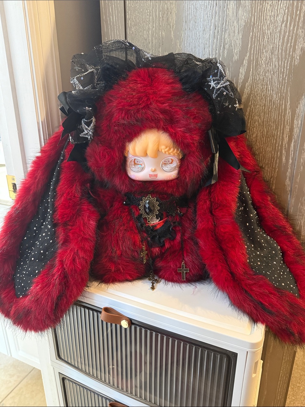 Sanmi 800% Plush - Red Bunny